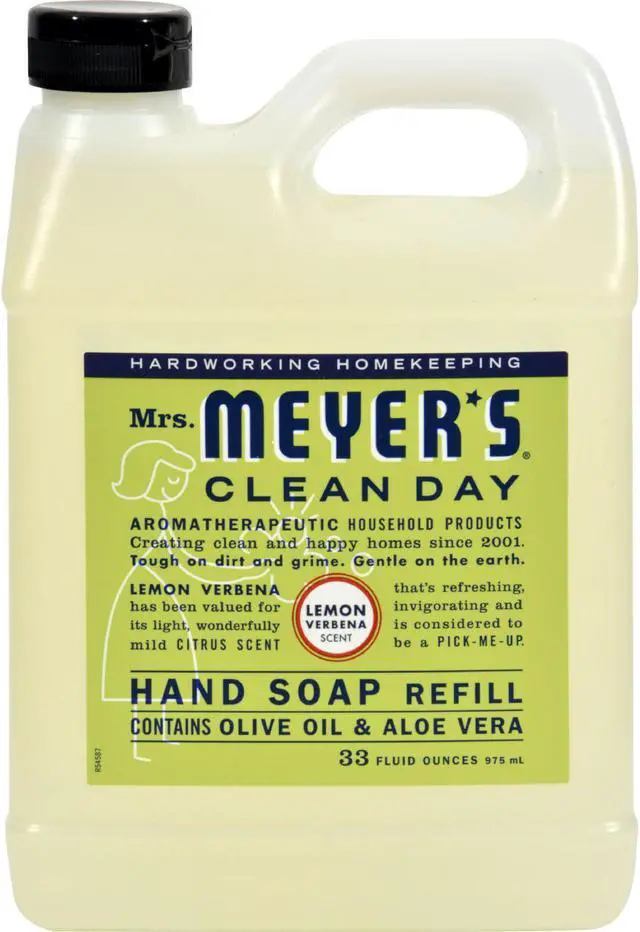 Alt view image 5 of 20 - Mrs. Meyer's Liquid Hand Soap Refill - Lemon Verbena - 33 lf oz Liquid Hand Soap