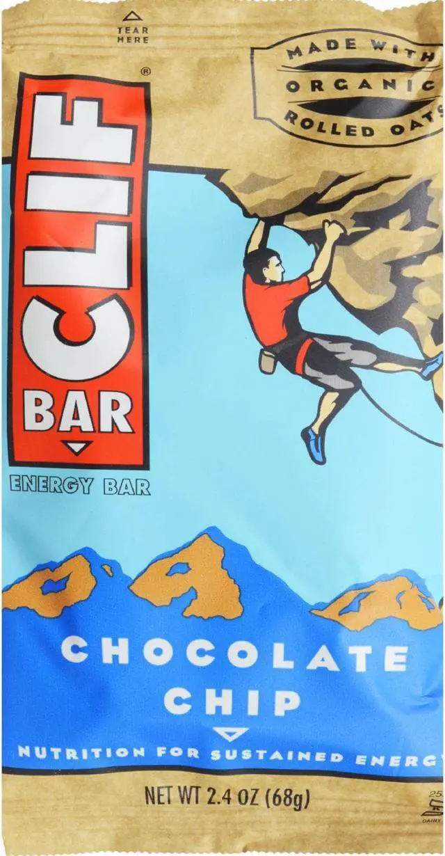 Alt view image 5 of 19 - CLIF Bar Energy Bar Chocolate Chip 2.4oz 12/Box 160004