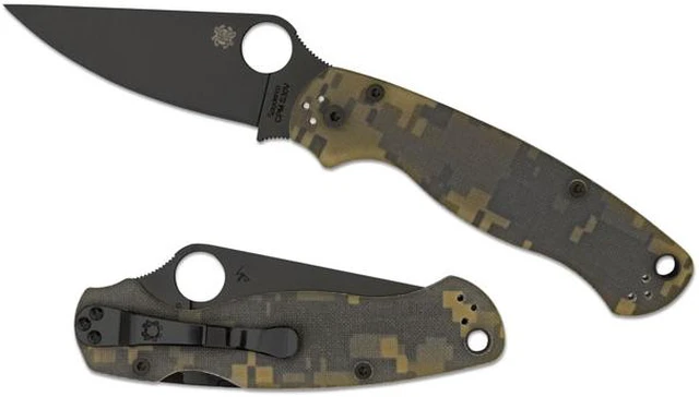 Main image of Spyderco ParaMilitary 2 Digicam Knife C81GPCMOBK2