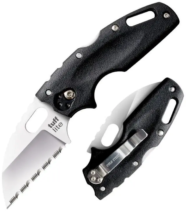 Alt view image 15 of 18 - Cold Steel 20LTS Tuff Lite Serrated Edge Made of Grivory and GRIV-EX Plastic Handle Material