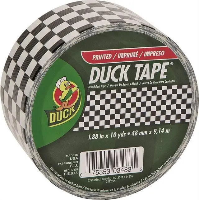 Alt view image 6 of 7 - Patterned Duck Tape 1.88"X10yd-Checkerboard