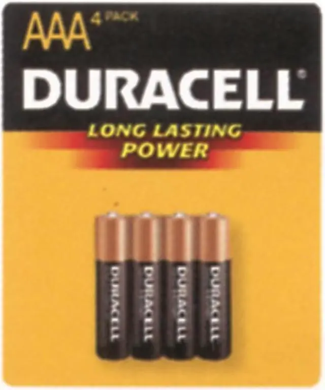Alt view image 2 of 20 - DURACELL CopperTop MN2400 1.5V AAA Alkaline Battery, 4-pack