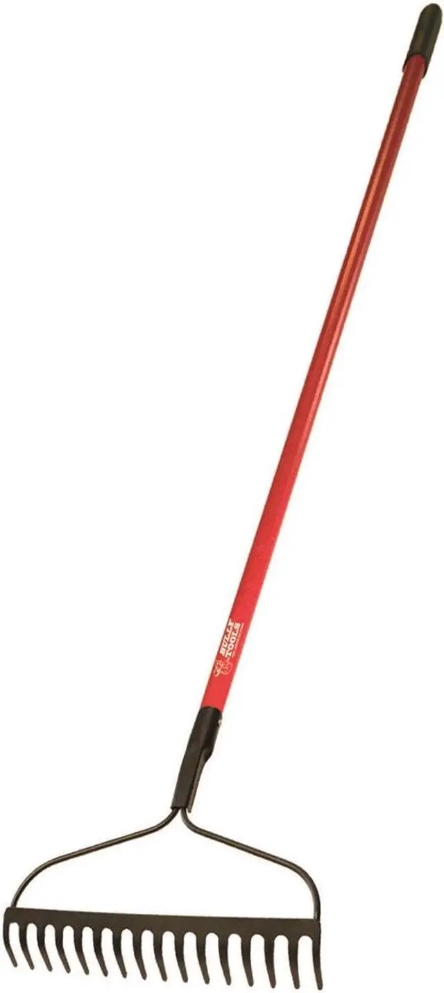 Main image of Bully Tools 92379 Bow Rake, 16 in W x 4 in L Head, 16 Tine, 54-1/2 in Handle