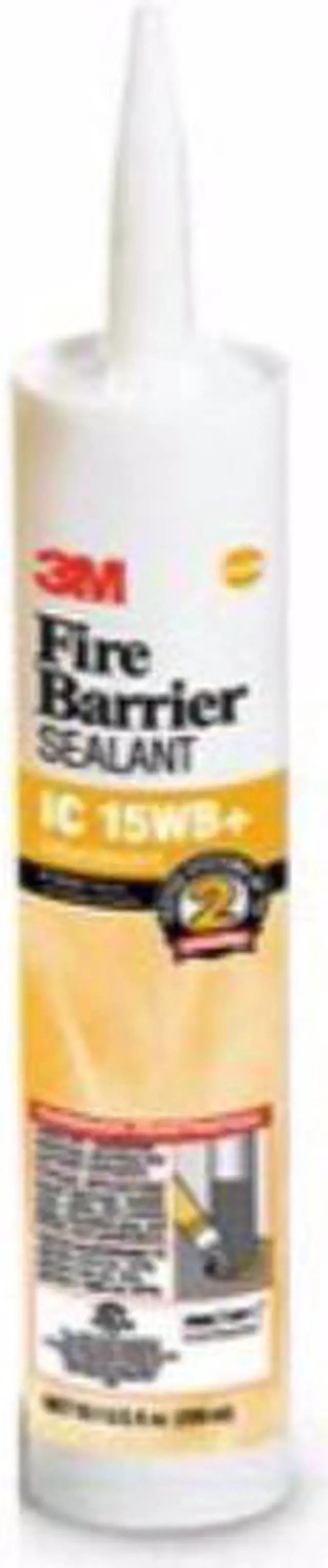 Alt view image 2 of 10 - 3M - IC 15WB+ - Fire Barrier Sealant - Yellow - 10.1oz Cartridge