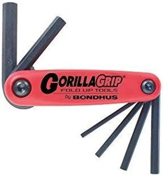 Alt view image 4 of 7 - Bondhus 116-12595 3Mm-10Mm Gorilla Grip Fold-Up Set