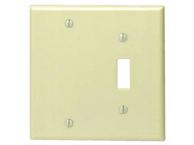 Alt view image 2 of 2 - Leviton Plt 1Tog/Blank Ivy 1052-4437