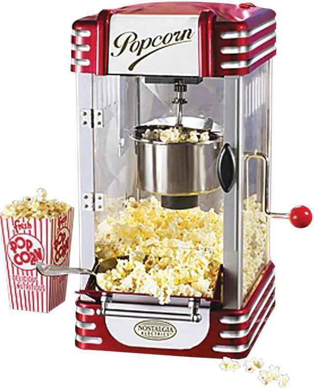 Alt view image 7 of 11 - Nostalgia Electrics 23x15-in. Retro Series Kettle Popcorn Maker