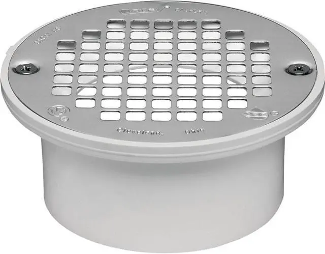 Alt view image 4 of 7 - OATEY 43583 5 " PVC, Stainless Steel General Purpose Drain