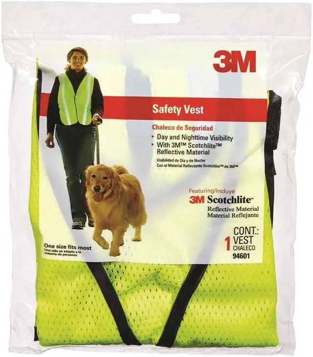 Main image of Safety Vest Reflective Clothing One-Size Adj. Yellow