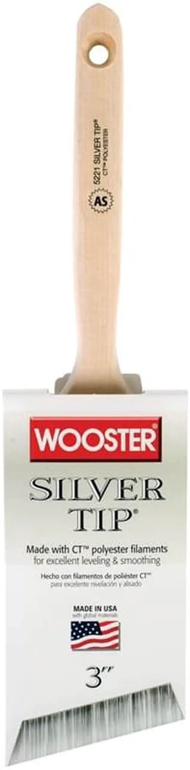 Main image of Wooster Brush 3" Silver Tip Brush