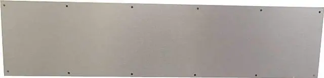 Alt view image 4 of 4 - Schlage Builders Hardware SC8400PA-619 8X3 8X34 Satin Nickel Kickplate - Carded