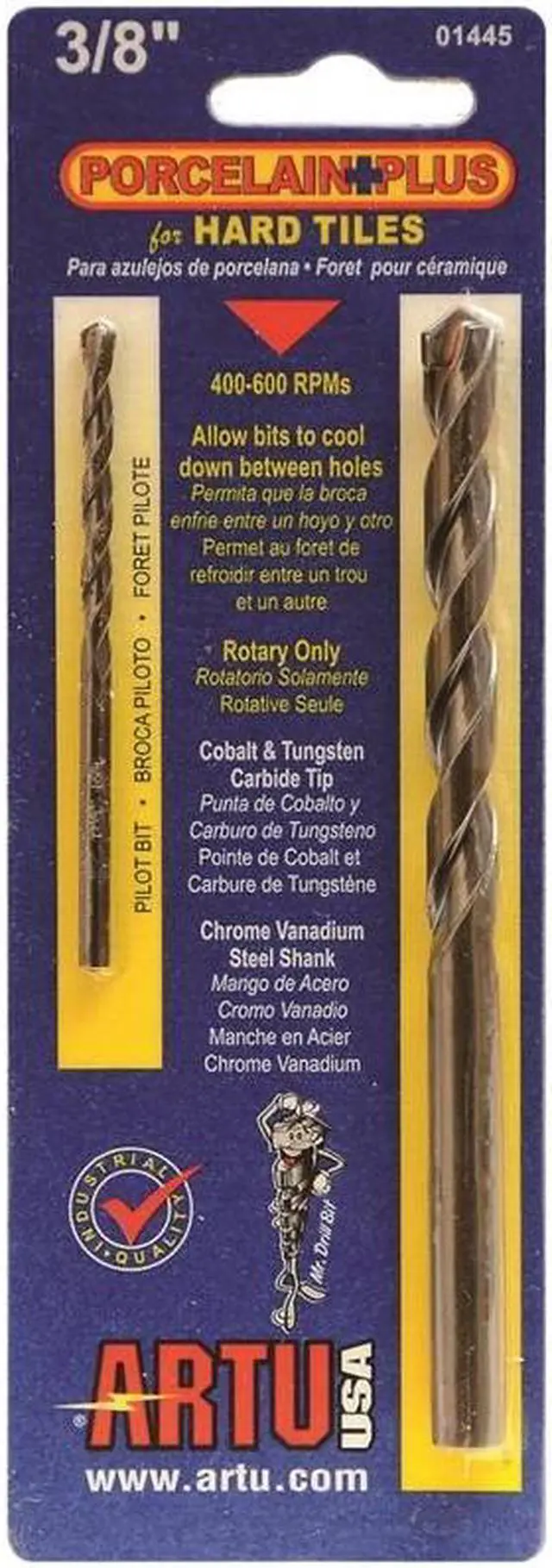 Alt view image 2 of 7 - ARTU USA INC Porcelain And Tile Drill Bit.