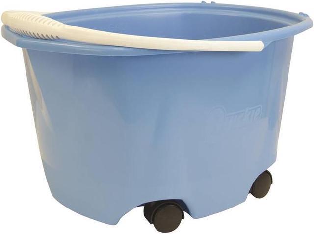 Alt view image 2 of 6 - Quickie 20000ZQK Home Pro Ez Glide Blue Bucket On Wheel, 5 Gallon
