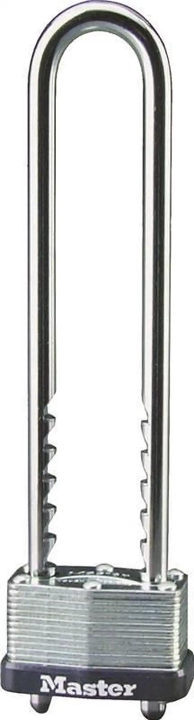 Alt view image 2 of 9 - MASTER LOCK 517D Padlock, Keyed Different, Adjustable Shackle, Rectangular