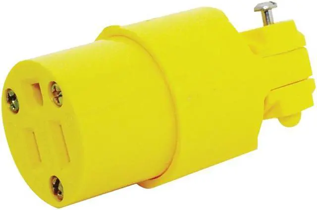 Main image of Cooper Wiring 4887 2-Pole Cord Connector-3-WIRE VINYL CONNECTOR