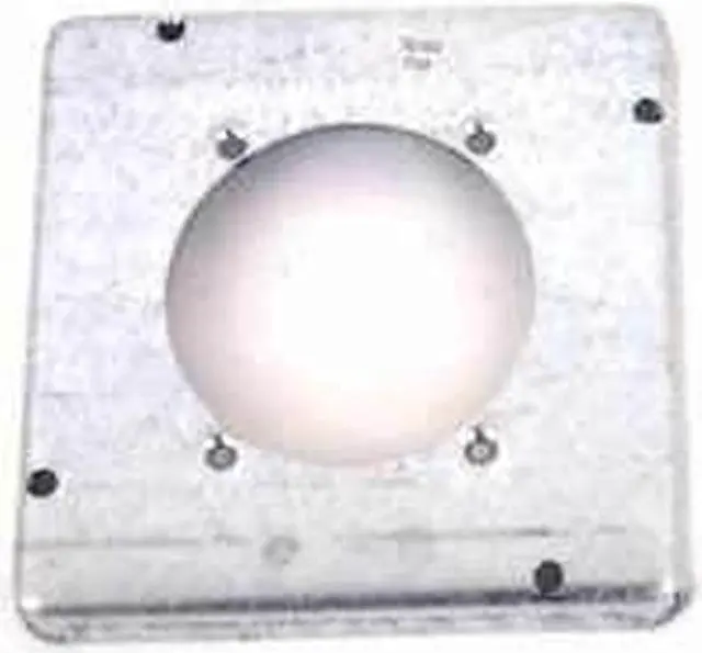 Main image of RACO 888 Box Cover, Old Work Box Type, 2 Gang, Galvanized Steel, Single