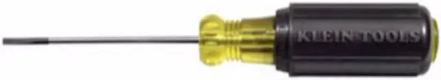 Alt view image 2 of 12 - KLEIN TOOLS 612-4 Terminal Block Screwdriver Standard 1/8" 4 in Round