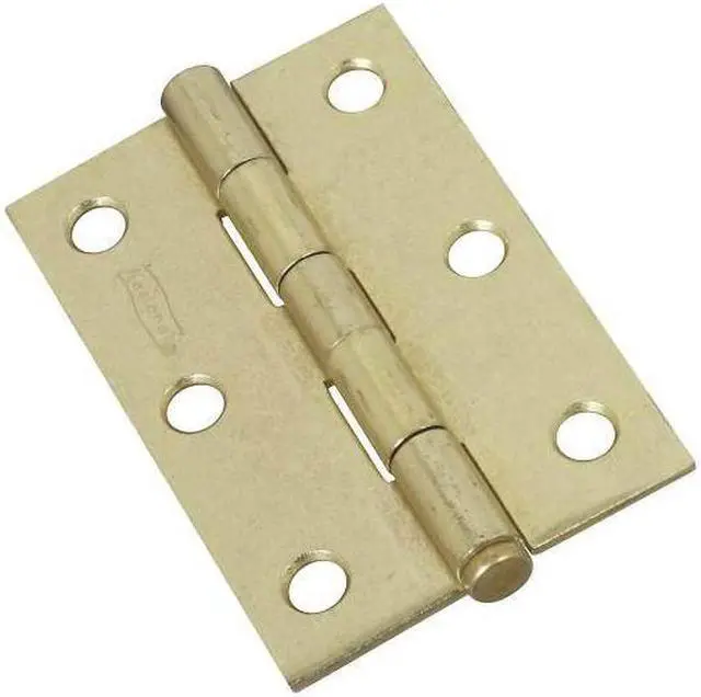 Main image of 3" Brass Removable Pin Narrow Hinges (Pack of 2)