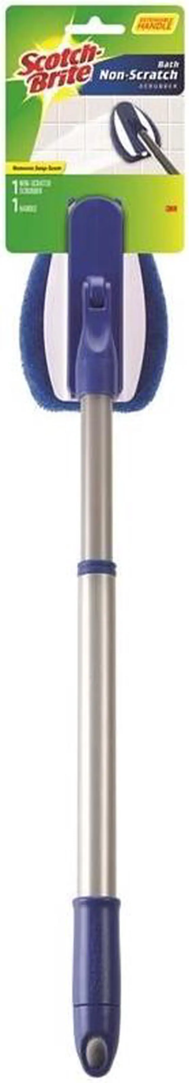 Main image of 3M Scotch-Gard Long Handled Shower & Bath Scrubber with Handle 549X-4