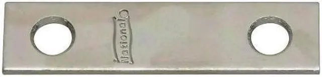 Alt view image 2 of 3 - National Catalog 118 2 In. x 1/2 In. Zinc Steel Mending Brace (4-Count) N114314