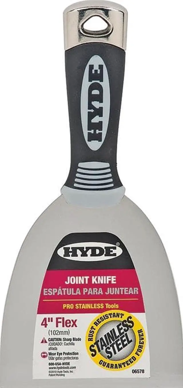 Alt view image 3 of 5 - Hyde Pro Stainless 4 In. Flex Joint Knife 06578