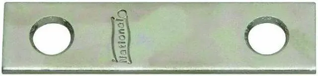 Alt view image 4 of 6 - National Catalog 118 3 In. x 5/8 In. Zinc Steel Mending Brace (4-Count) N114355