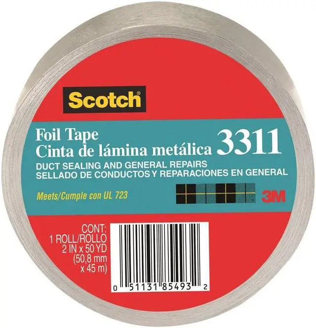 Main image of 3m 2in. X 10 Yards Scotch Aluminum Foil Tape  3311-10A