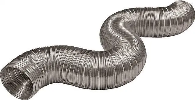 Alt view image 2 of 3 - Lambro Industries 301 3-Inch X 8-Foot Compression Flexible Aluminum Duct Flexibl