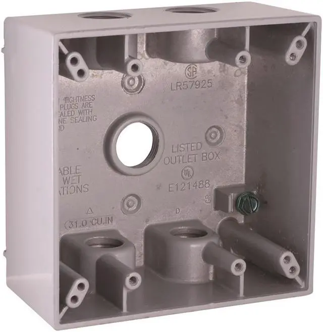 Main image of Bell 2g Gy Wp Box (5) 1/2 Out 5337-5