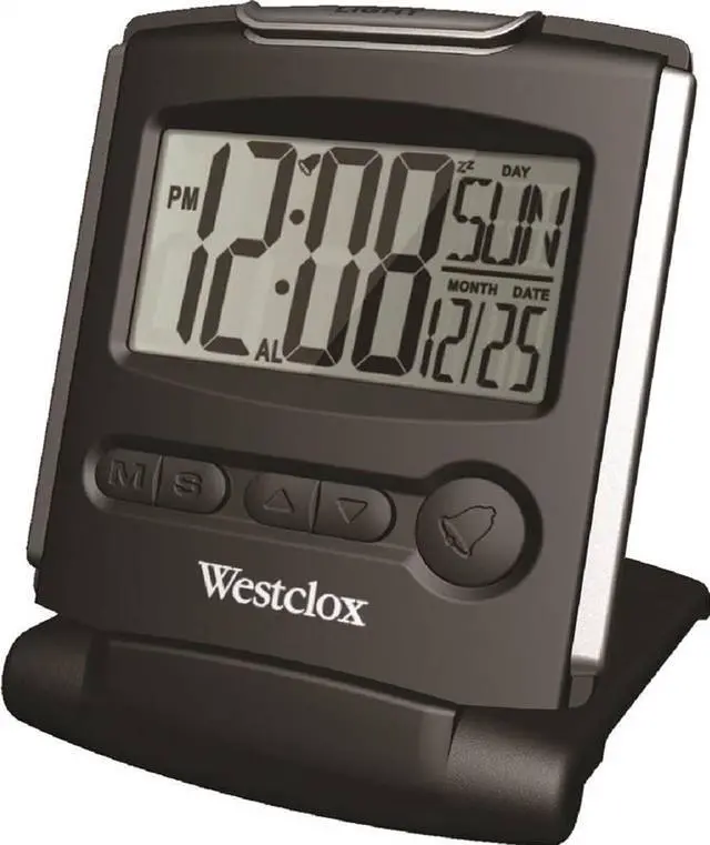 Alt view image 3 of 3 - Westclox(R) 72028 Fold-up Travel Alarm Clock