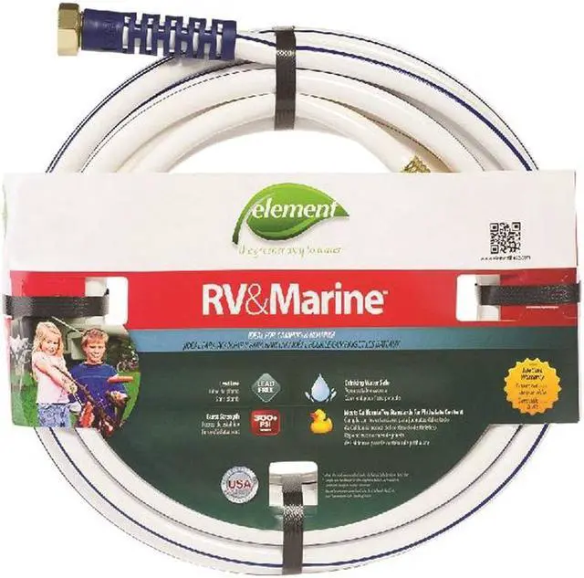Alt view image 2 of 5 - Element RV&Marine 5/8 In. Dia. x 25 Ft. L. Drinking Water Safe Hose CELMRV58025