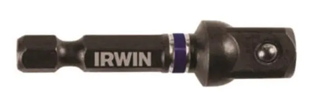 Alt view image 4 of 5 - Irwin Industrial Tool 1837572 3-8 in. X 2 in. Steel Impact Socket Adapter