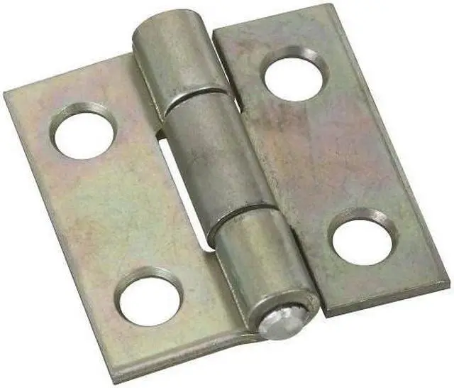 Alt view image 3 of 4 - National, N145-920, 2 Per Pack, 1" x 1", Zinc, Light Narrow Hinge