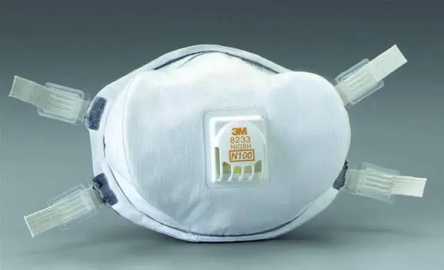Alt view image 6 of 20 - 3M N100 Disp Respirator