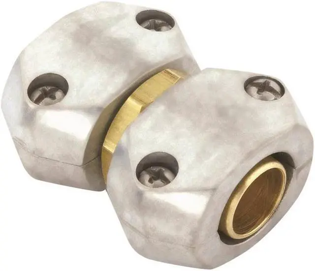 Main image of Gilmour Mfg 01HMZ Zinc Hose Mender Zinc - Each