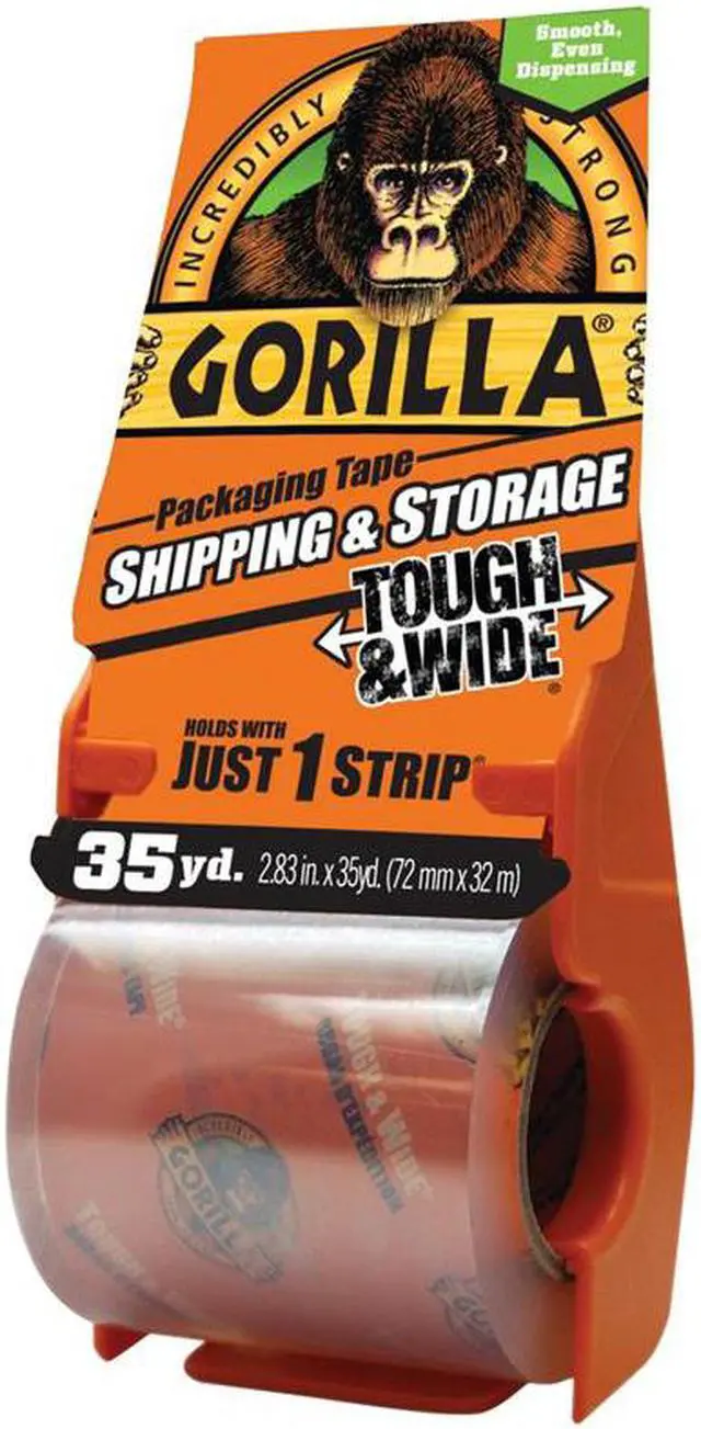 Alt view image 3 of 11 - Gorilla Glue 6045002 Packaging Tape, Clear, 35 Yard