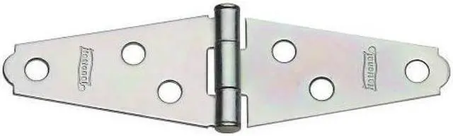 Alt view image 4 of 6 - National 2 In. Zinc Light Strap Hinge (2-Pack) N127365