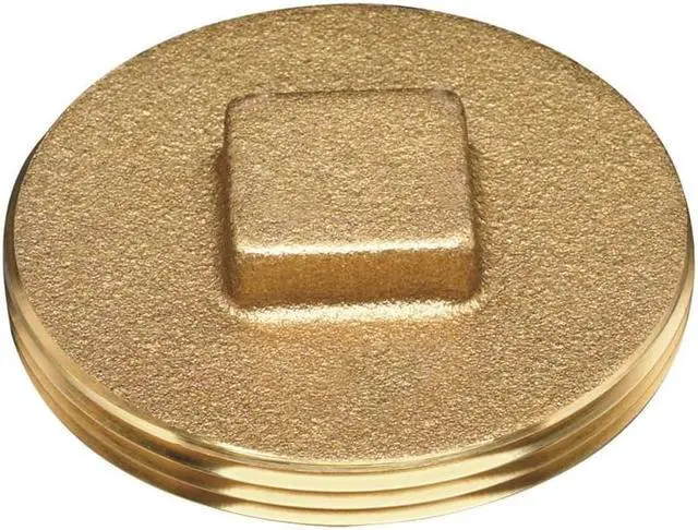 Alt view image 6 of 7 - OATEY 42374 Cleanout Plug,4 In,Brass