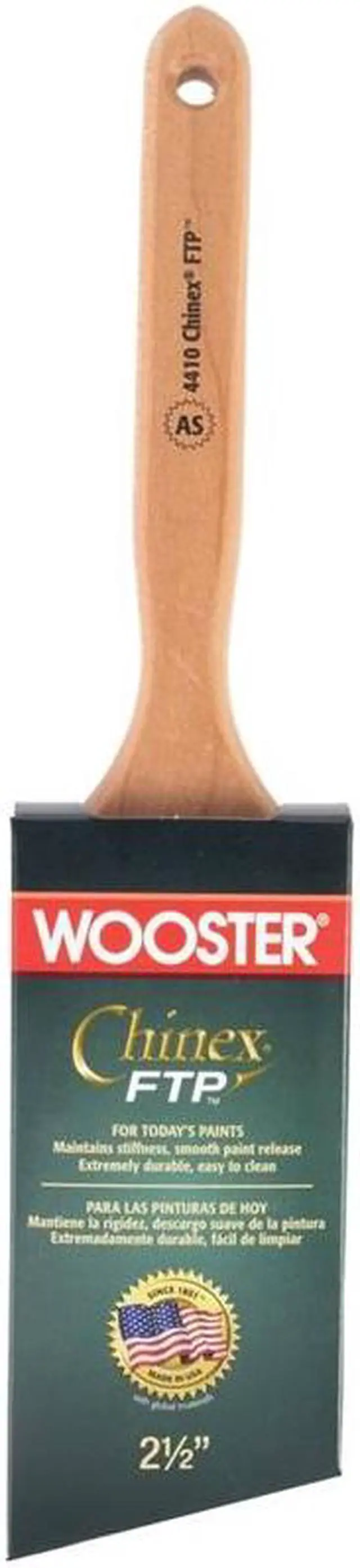 Alt view image 6 of 13 - WOOSTER 4410-2 1/2 2-1/2" Angle Sash Soft, Chinex FTP Bristle, Paint Brush,