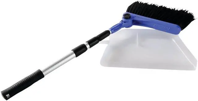 Alt view image 5 of 20 - Camco Adjustable Length RV Broom and Dustpan 43623