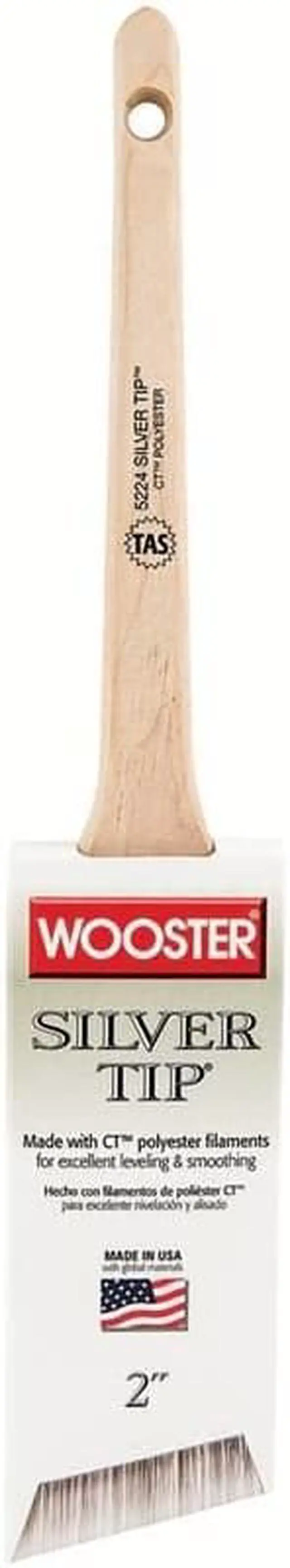 Main image of WOOSTER 5224-2 1/2 2-1/2" Polyester Angle Sash Paint Brush, Length: 2-11/16"