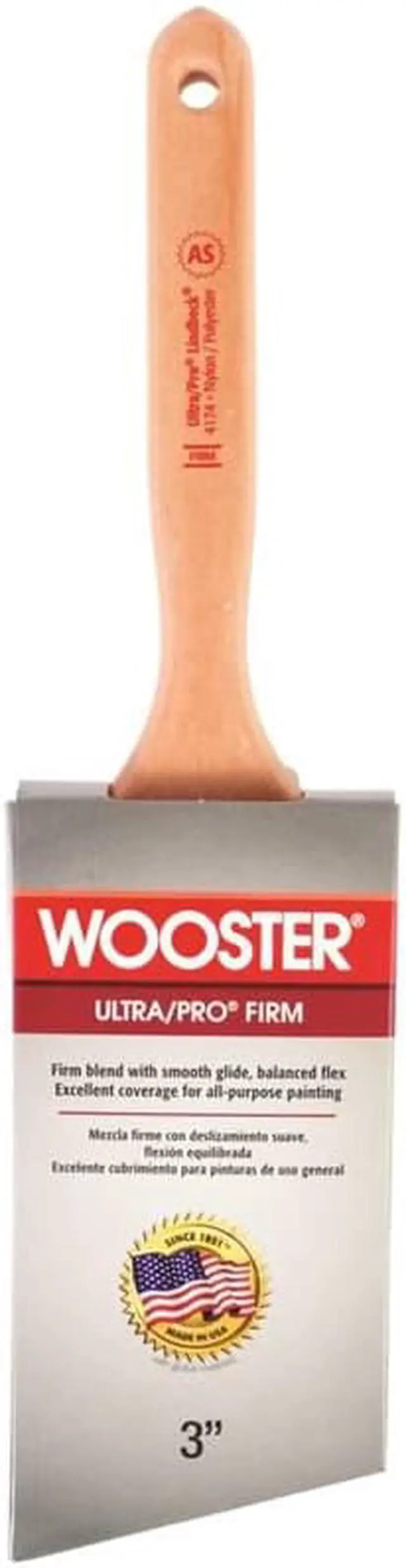 Alt view image 6 of 11 - Wooster Ultra/Pro Firm 3 In. Lindbeck Angle Sash Paint Brush 4174-3