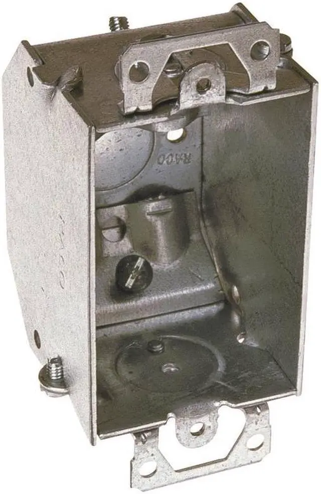 Alt view image 5 of 9 - 2-1/4" Switch Box W/Ears Raco Pvc Switch Boxes 471 050169004715