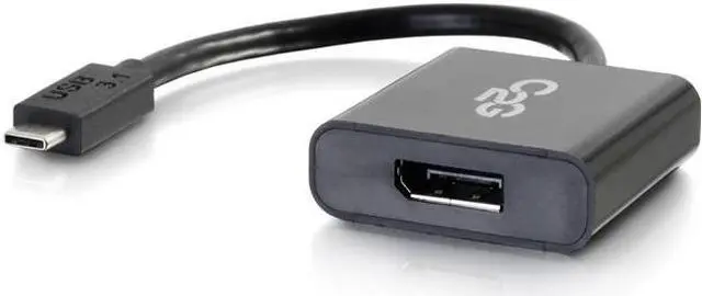 Alt view image 13 of 16 - C2g Usb C To Displayport Adapter Converter - Usb To Displayport Black Taa