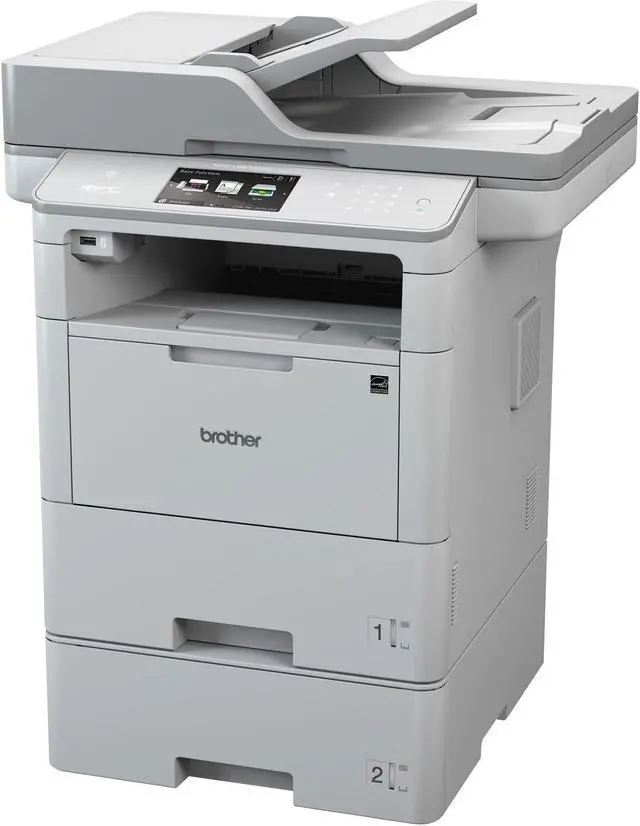 Alt view image 3 of 5 - Brother MFC-L6900DWGT Laser Multifunction Printer - Monochrome - Plain Paper Print - Desktop - TAA Compliant