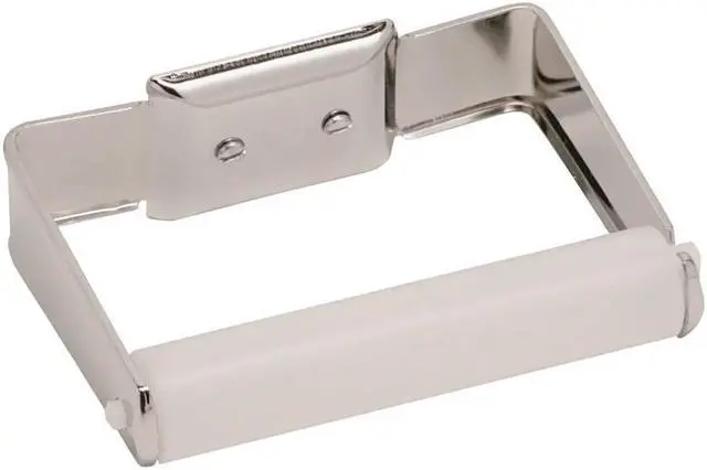 Alt view image 4 of 7 - Decko 38890 Chrome Basics Toilet Tissue Holder