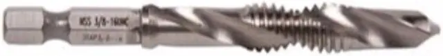 Alt view image 2 of 4 - Greenlee - DTAP3/8-16 - 3/8 - Split point With Web Thinning - 1/4" Quick Change Hex