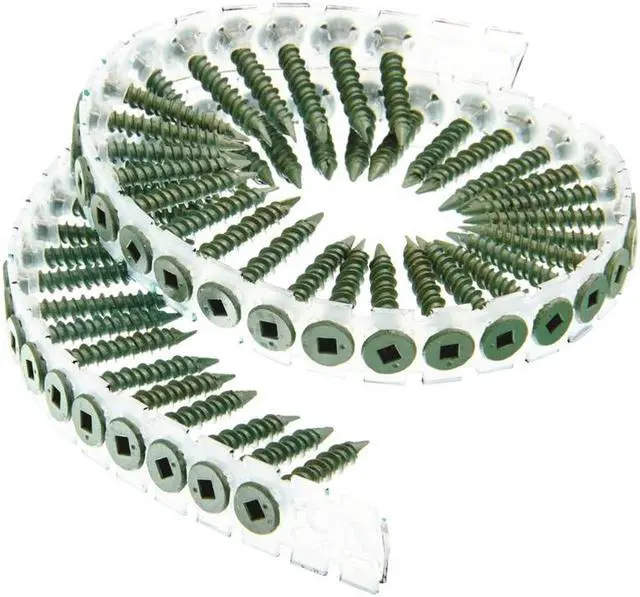 Alt view image 7 of 12 - SENCO 08T125W 8-Gauge 1-1/4 in. Collated Cement Board Screws (1,000-Pack)