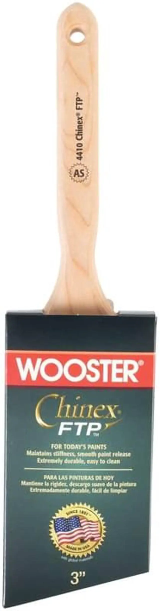 Alt view image 3 of 8 - Wooster Brush 3" Chinex Angle Brush 4410-3 Unit: EACH
