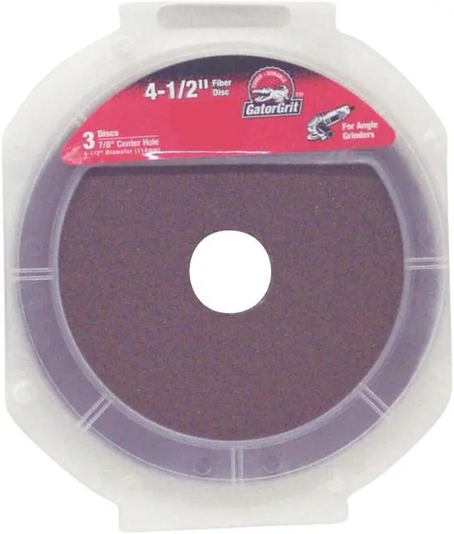 Alt view image 2 of 2 - Gator 4-1/2 In. 36 Grit Fiber Disc (3-Pack) 3073